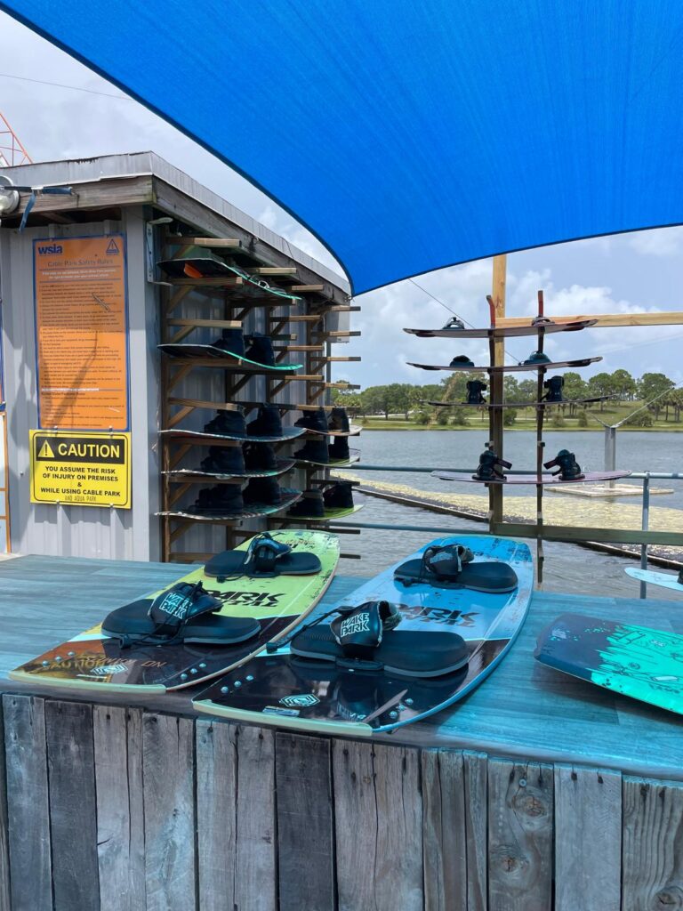 paddleboarding