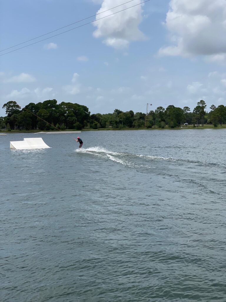 paddleboarding